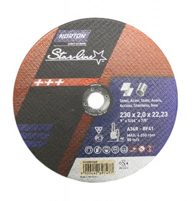 Карбофлексов диск за метал и Inox ф230 - Norton
