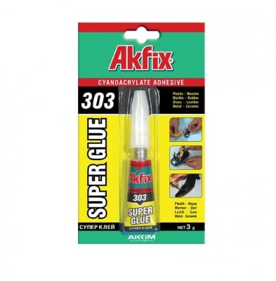 Секундно лепило Super Glue 303 - Akfix