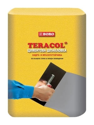 Циментова шпакловка сива Boro Teracol 25 кг.