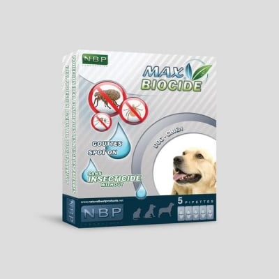 Противопаразитни капки за кучета 5х 1мл. - Max Biocide NBP
