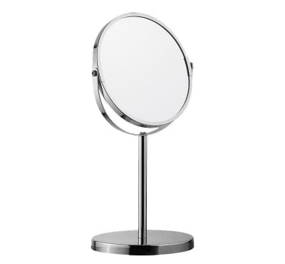 Козметично двустранно огледало със стойка