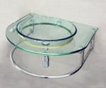 Стъклен умивалник за баня