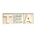 Дървена кутия за чай - TEA