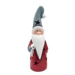 Коледна светеща керамична фигура - Дядо Коледа или Снежко