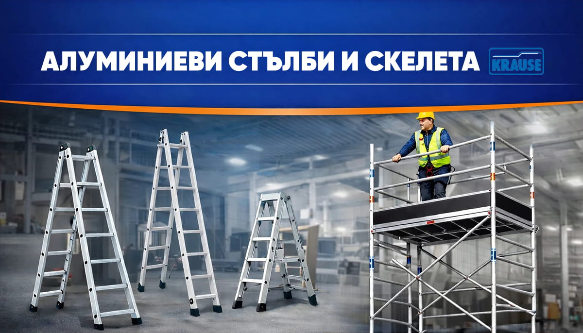 Стълби и скелета