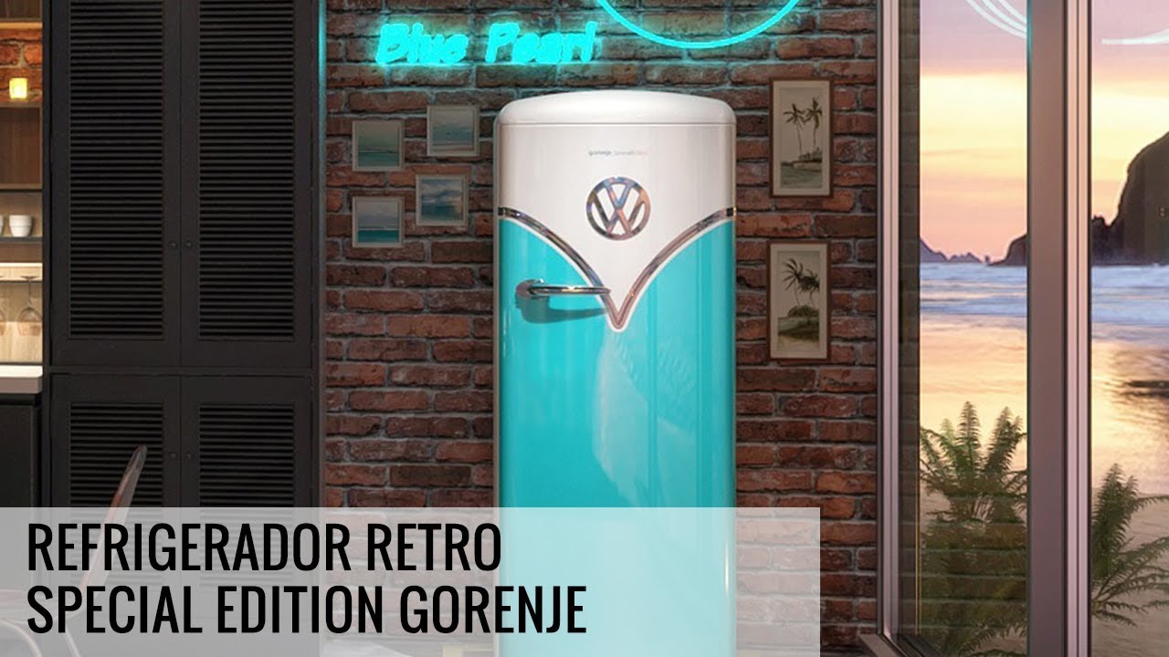 Хладилник GORENJE OBRB153BK РЕТРО - VW Limited edition