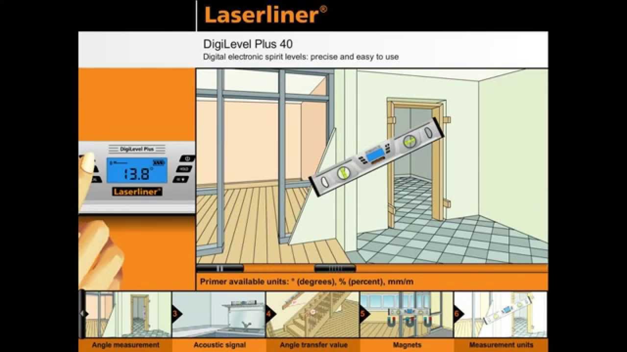 Електронен нивелир Laserliner DigiLevel Plus 081.250A - 40 см