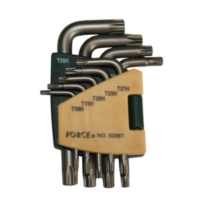 Комплект Г-образни ключове с дупка 5098T FORCE