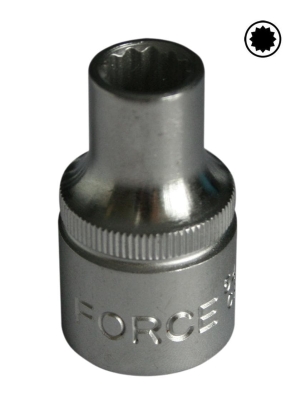 ВЛОЖКА 1/4"- 10 ММ. ДВАНАДЕСЕТОГРАМ - FORCE