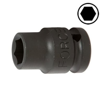 Вложка кована шестостен 1/2" - 14 мм. - FORCE