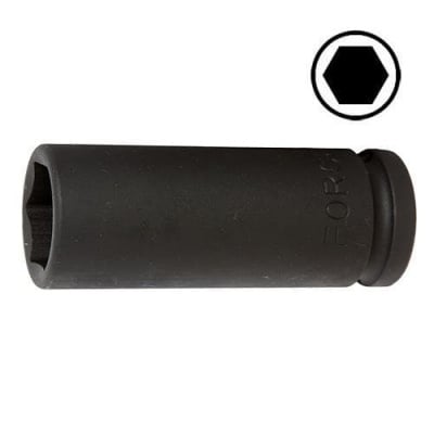 Вложка кована шестостен 1/2" - 17 мм. - FORCE