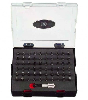 КОМПЛЕКТ НАКРАЙНИЦИ 1/4&quot; 60 ЧАСТИ - FORCE
