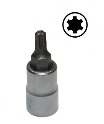 Вложка с накрайник торкс 1/4" Т- 20 - 32 мм. - FORCE