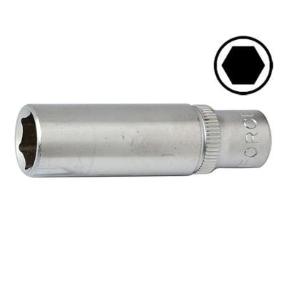 Вложка удължена шестограм 1/4" 14 мм. - FORCE