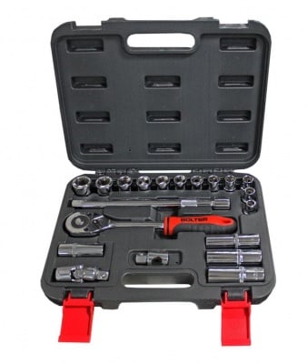 Комплект гедоре 1/2" 20 части - BOLTER