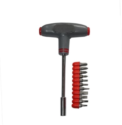 Комплект Т-образна отвертка 1/4" 12 части