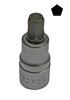 Вложка с накрайник 1/2" пентаграм - FORCE