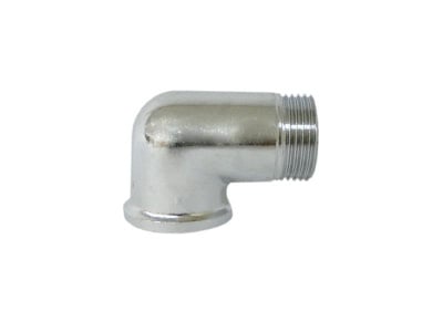 Коляно нипел 1/2" хром