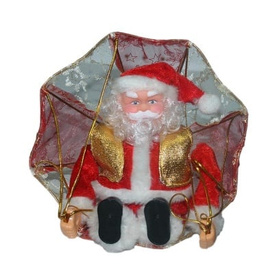 Музикален Дядо Коледа с парашут