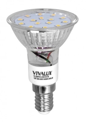 Диоднa лампa LED VL PAR16 2,5W E14 W - Vivalux
