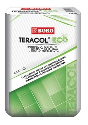 Лепило за плочки Боро Teracol Eco - 25 кг.