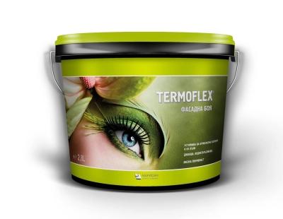 Силиконова фасадна боя 11,8 л. бяла - Termoflex