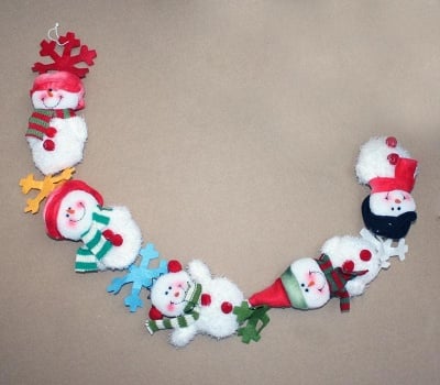 Плюшен гирлянд