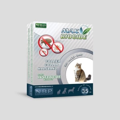 Противопаразитна каишка  за котки 35 см. - Max Biocide NBP