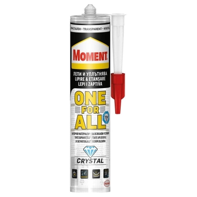 Монтажно лепило One For All Crystal 290 гр. - Moment