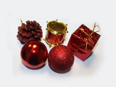 Коледни играчки за елха 20 броя