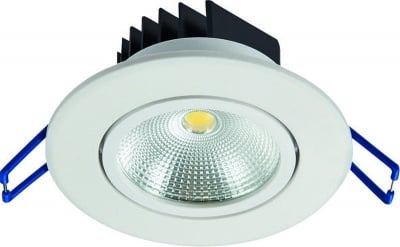 LED луна за вграждане + лампа 5W 6400K Vito