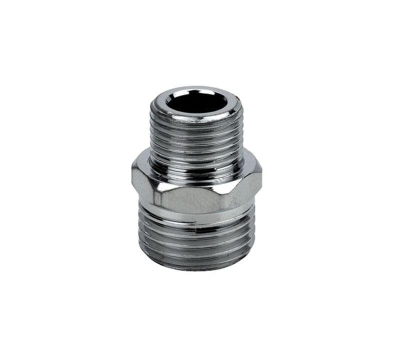 Нипел-редукция 1/2" х 3/8" хром