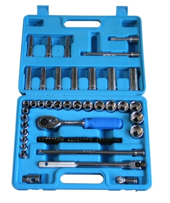 КОМПЛЕКТ ВЛОЖКИ И ТРЕСЧОТКА 3/8" - 1/4" C-MART K0013