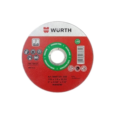 Диск за метал 125x1.0x22.23 Wurth