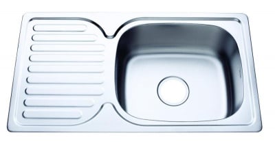 Кухненска мивка алпака ICK 7642L ляв плот - Inter Ceramic
