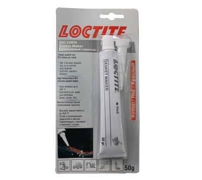 СИЛИКОНОВ УПЛЪТНИТЕЛ ЧЕРВЕН 50ГР. RTV596 LOCTITE