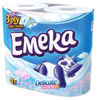 ТОАЛЕТНА ХАРТИЯ EMEKA DELICATE/OCEAN 4 БР.