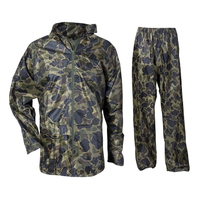 Полиестерен влагозащитен костюм с PVC покритие CARINA 40202004 - КАМУФЛАЖЕН
