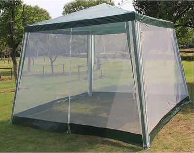 Градинска шатра с комарник 3 x 3 м.