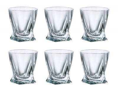 Комплект чаши за уиски Quadro Bohemia