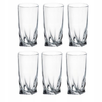 Комплект чаши за вода Quadro Bohemia 5
