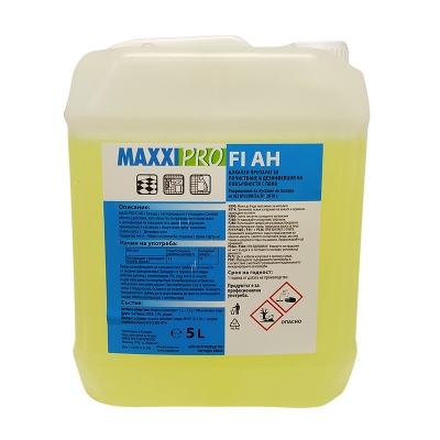 Aлкален препарат за почистване и дезинфекция с пяна MAXXI PRO FI AH - с хлор
