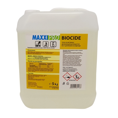 Дезинфектант за хранително-вкусовата промишленост MAXXI PRO BIOCIDE - без хлор