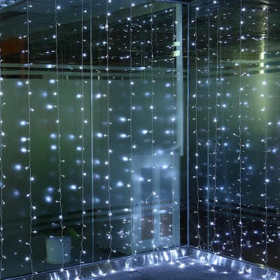 LED лампички тип завеса с ефект падащ сняг 216 бр.