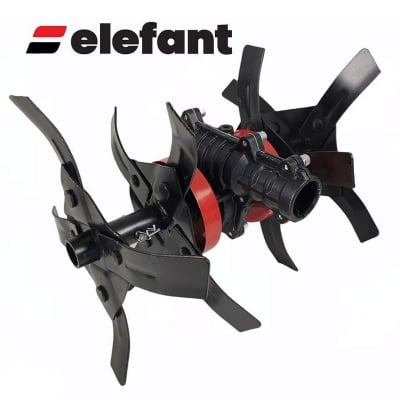 Приставка култиватор за моторна коса/ бензинов тример Elefant Приставка култиватор за моторна коса/ бензинов тример Elefant - ∅28 мм