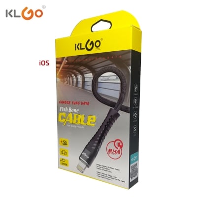 Захранващ кабел iOS-USB KLGO Fish Bone S-21