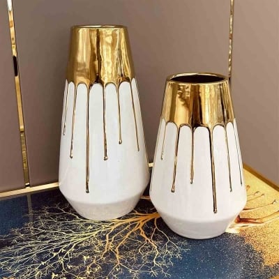 Декоративна ваза White Gold and Silver