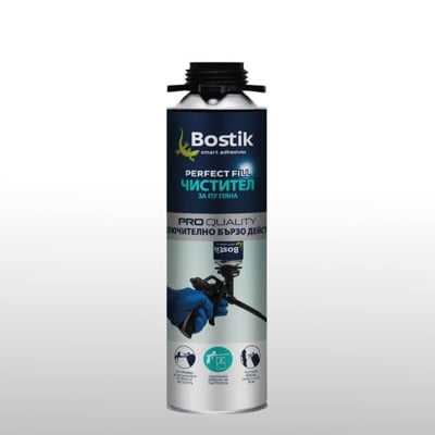 Чистител за ПУ-пяна Bostik 500 мл - ПРОЗРАЧЕН