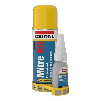 Двукомпонентно цианоакрилатно лепило Soudal - 400 мл