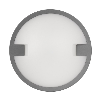 LED влагозащитена плафониера КРЪГ Ultralux - неутрална светлина / 12 W